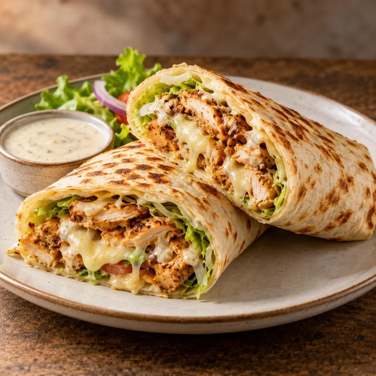 Chicken Cheese Shawarma